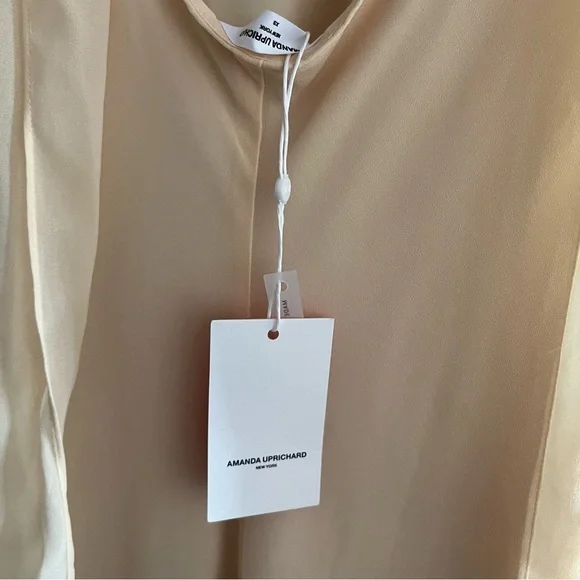 Amanda Uprichard Ashton Maxi Dress in Cornsilk Yellow Size XS NEW! New with tags - Picture 7 of 10